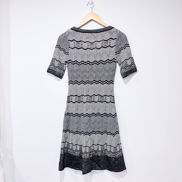 MISSONI Brown Sparkly Crochet Zigzag Dress - Picture 7 of 7